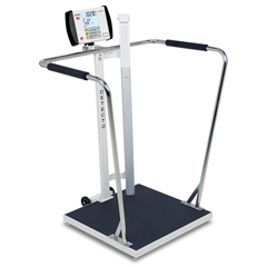 Fabrication Enterprises Detecto, Bariatric Scale, Digital, 1000 lb x .2 lb / 450kg x .1 kg, 24