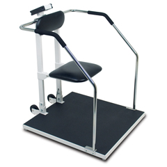 Fabrication Enterprises Detecto, Bariatric Scale, Digital, 1000 lb x .2 lb / 450kg x .1 kg, 32