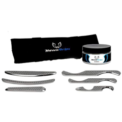 Fabrication Enterprises HawkGrips Silver Set