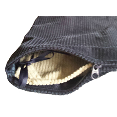 Fabrication Enterprises Sommerfly, Sleep Tight Weighted Blanket Cover, Navy Blue Corduroy, XL
