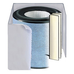 FNT13-4211W - Fabrication Enterprises - Austin Air, Allergy Machine Accessory - White Replacement Filter Only