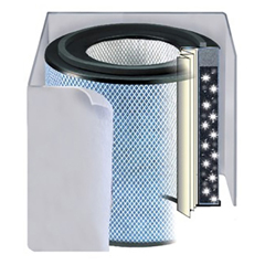 FNT13-4212W - Fabrication Enterprises - Austin Air, Healthmate Plus Accessory - White Replacement Filter Only