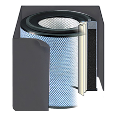 Fabrication Enterprises Austin Air, Bedroom Machine Accessory - Black Replacement Filter Only