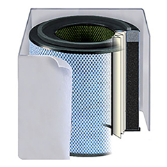 FNT13-4214W - Fabrication Enterprises - Austin Air, Bedroom Machine Accessory - White Replacement Filter Only