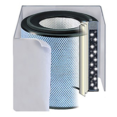 Fabrication Enterprises Austin Air, Healthmate Junior Plus Accessory - White Replacement Filter Only