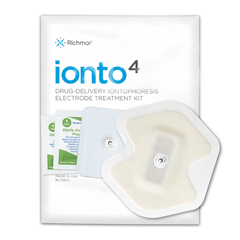 Fabrication Enterprises Ionto4,  Electrode Iontophoresis Kit, Butterfly, Case of 12