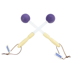 Fabrication Enterprises Bongers Percussion Massager, Purple, Pair