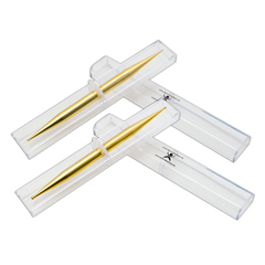 FNT14-1444 - Fabrication Enterprises - AFH Massage Stick Set, Gold Plated, W/Box, Very-Fine/Fine