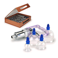Fabrication Enterprises Longevity 14 Piece Glass Cupping Set