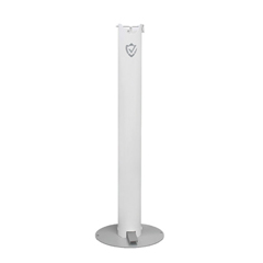 Fabrication Enterprises Pedal Activated Hand Sanitizer Stand, Smaller Round Unit (For 8 oz.-32 oz. Containers)