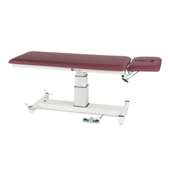 Fabrication Enterprises Armedica Treatment Table - Motorized Pedestal Hi-Lo, 2 Section, Pre-Natal Cutout & Insert