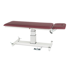 FNT15-1738B - Fabrication Enterprises - Armedica Treatment Table - Motorized Pedestal Hi-Lo, 2 Section, Pre-Natal Cutout & Insert, 220V