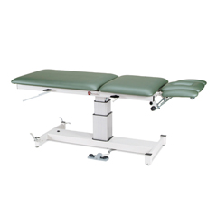 Fabrication Enterprises Armedica Treatment Table - Motorized Pedestal Hi-Lo, 4 Section, 3 Piece Head Section