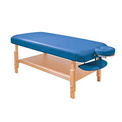 Fabrication Enterprises Basic Stationary Massage Table Blue