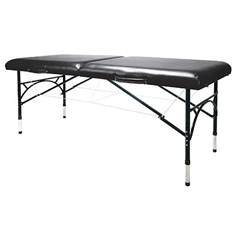 Fabrication Enterprises Aluminum Massage Table Black