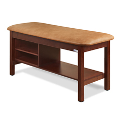 Fabrication Enterprises Clinton, Classic Treatment Table, 1-Section, Tiered Shelving Unit, 1 Shelf, 72