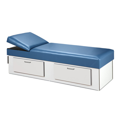 Fabrication Enterprises Clinton, Recovery Couch, 2 Drawer, Non-Adjustable Pillow Wedge, 72