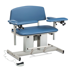 Fabrication Enterprises Clinton, Power Series Phlebotomy Bariatric Chair, Padded Arms