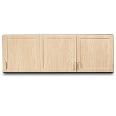 Fabrication Enterprises Clinton, Fashion Finish Wall Cabinet, 3 Doors, 72