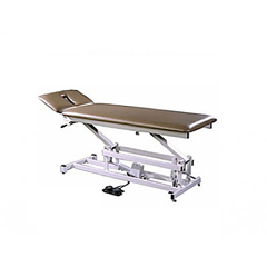 Fabrication Enterprises Tri W-G Treatment Table, Motorized Hi-Lo 2 sect with 3pc head, 27