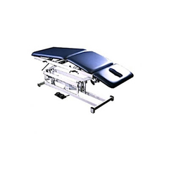 Fabrication Enterprises Tri W-G Treatment Table, Motorized Hi-Lo 3 section, elevated center, 27
