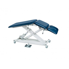 Fabrication Enterprises Tri W-G Treatment Table, Motorized Hi-Lo SX 3 section, elevated center, 27
