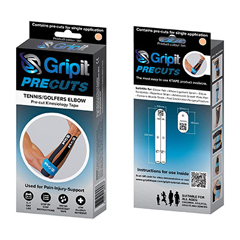 Fabrication Enterprises Gripit PRECUT- Golfers/ Tennis Elbow , Tan