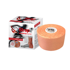Fabrication Enterprises Strapit Latex Free Sports Strapping Tape, 1.5in x 15 yds, Single Retail Packs