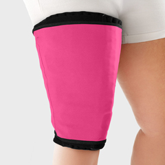 Fabrication Enterprises Tribute Wrap, Sleep Sleeve Knee to Thigh (LE-DG), Medium, Regular, Raspberry