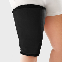 Fabrication Enterprises Tribute Wrap, Sleep Sleeve Knee to Thigh (LE-DG), Large, Regular, Black
