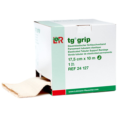 Fabrication Enterprises TG-Grip Elastic Tubular Support Band, Size J, 7 in x 11 yds (17.5 cm x 10 m), Case of 6
