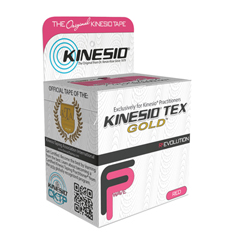 FNT24-4872-6 - Fabrication Enterprises - Kinesio® Tape, Tex Gold Fp, 2 x 5.5 Yds, Red, 6 Rolls