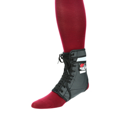 Fabrication Enterprises Swede-O Ankle Lok Brace, Knit Tongue, Black, XS