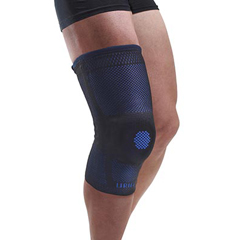 Fabrication Enterprises Uriel Genusil Rigid Knee Sleeve, Patella Support, xx-Large, Blue