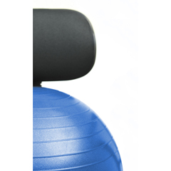 Fabrication Enterprises CanDo Ball Chair - Metal - Mobile - with Back - no Arms - with 22