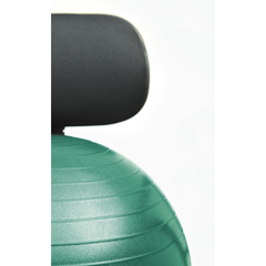 Fabrication Enterprises CanDo Ball Chair - Metal - Mobile - with Back - no Arms - with 22