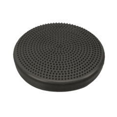 Cando-30-1870 CanDo Inflatable Balance Disc for Balance Training, Proprioception, Strengthening Lower Extremities, Posture, Back Pain, Stress Relief, Restlessness and Anxiety. Black, 14? Diameter