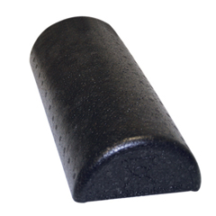 Fabrication Enterprises CanDo&reg; Foam Roller - Black Composite - Extra Firm - 6