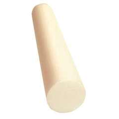 Fabrication Enterprises CanDo&reg; Foam Roller - Antimicrobial - Beige PE Foam - 6