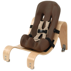 Fabrication Enterprises Special Tomato&reg; Soft-Touch™ Sitter Seat - Seat And Stationary Base - Size 4 - Teal