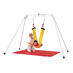 Fabrication Enterprises Tumble Forms&reg; Vestibulator, accessory, prone net swing with large Feeder Seat