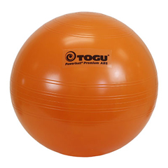 Fabrication Enterprises Togu&reg; Powerball&reg; Premium Abs&reg;, 55 Cm (22 In), Orange