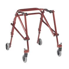 Fabrication Enterprises Nimbo posterior walker, young adult, Castle Red