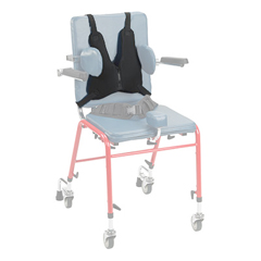 Fabrication Enterprises First Class™ School Chair - Support Kit Only (H-Harness for Anterior Chest Support, Adjustable Length Abductor, Individually Adjustable Height and Width Lateral Supports) - Large