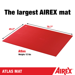 FNT32-1234G - Fabrication Enterprises - Airex® Exercise Mat - Atlas - Green, 78 x 48 x 5/8