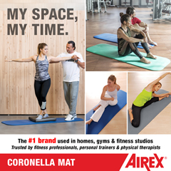 FNT32-1238R-10 - Fabrication Enterprises - Airex® Exercise Mat - Coronella - Red, 72 X 23 X 5/8, Case Of 10