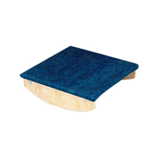 Fabrication Enterprises Rocker Board - Wooden with Carpet - Side-To-Side, Front-To-Back Combo - 18
