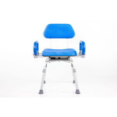 Fabrication Enterprises Revolution Pivoting Bath Shower Chair, Padded Backrest and Armrests