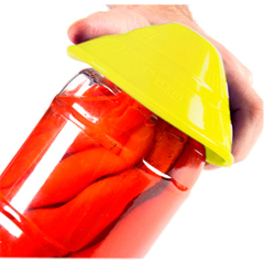 Fabrication Enterprises Dycem&reg; Non-Slip Cone-Shaped Jar Opener, 4-1/2