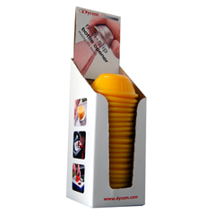 Fabrication Enterprises Dycem&reg; Retail Bottle Opener Display, 25/Dispenser, Yellow